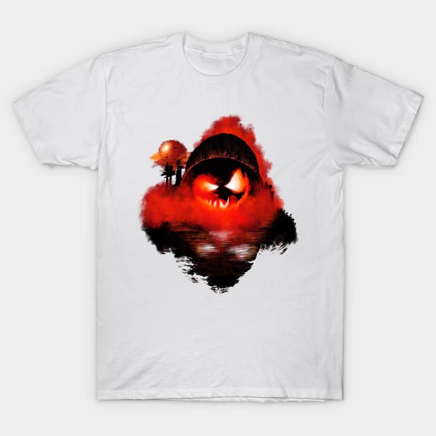 Pumpkin Horror Night T-Shirt by FattoAMano